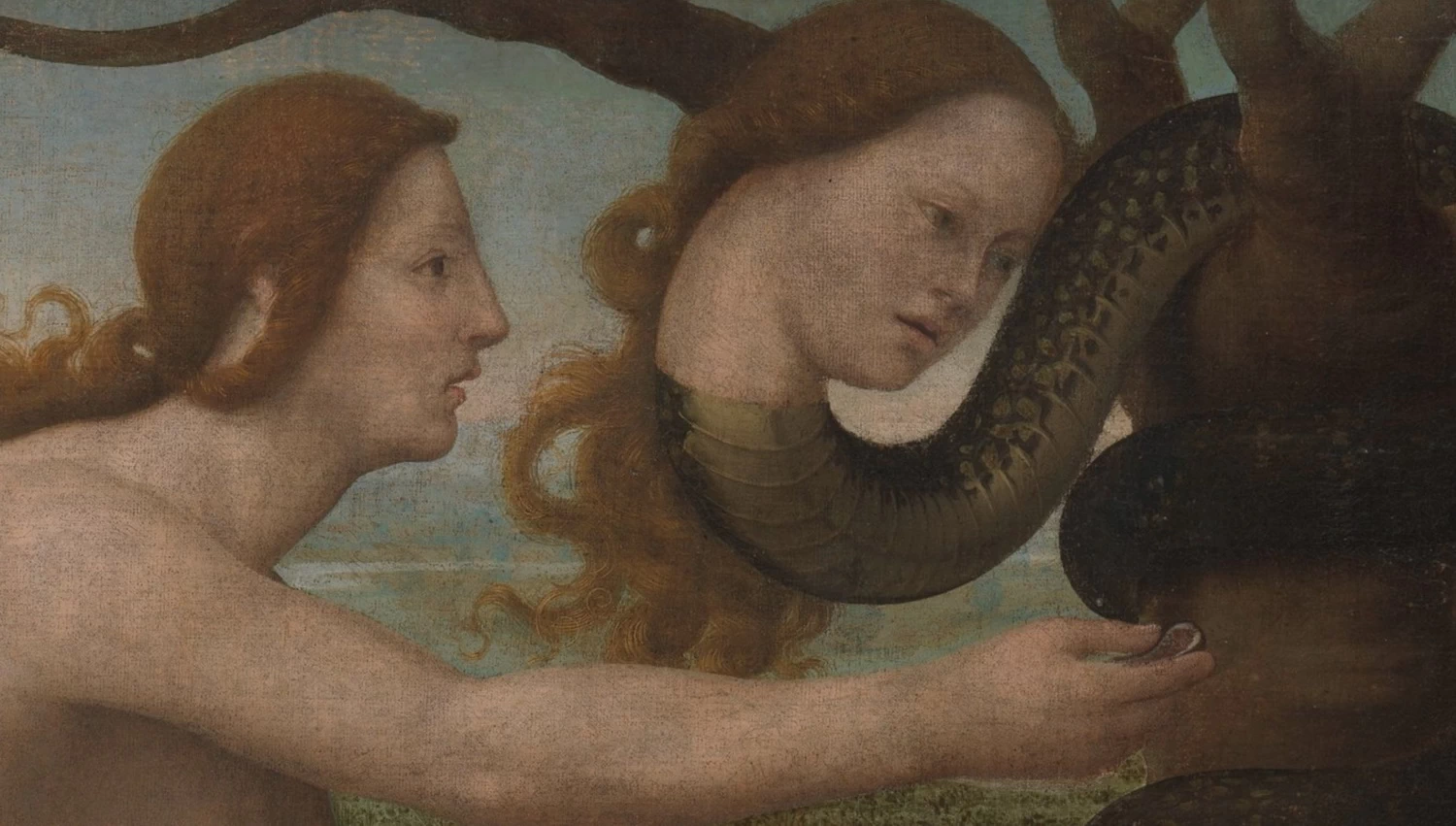 Adamo ed Eva - Metropolitan Museum of Art, dettaglio